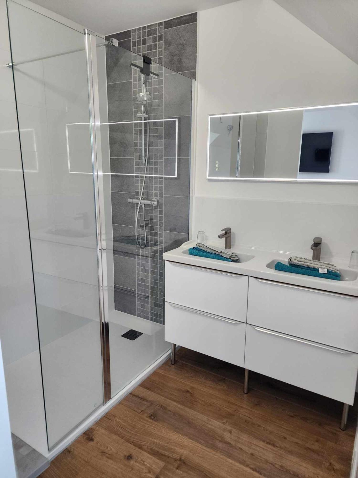 Chambre, Salle De Bain, Toilette, Salon Privatif Sainte-Marie-du-Mont  Zewnętrze zdjęcie